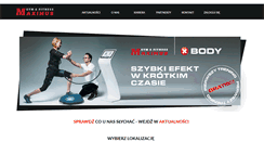 Desktop Screenshot of fitnessmaximus.com.pl
